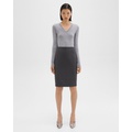 Theory Pencil Skirt in Good Wool