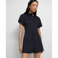 Theory Shirt Romper in Good Linen