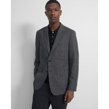Theory Chambers Blazer in Checked Wool-Cotton