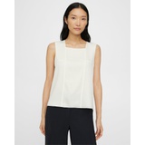 Theory Relaxed Shell Top in Silk Georgette
