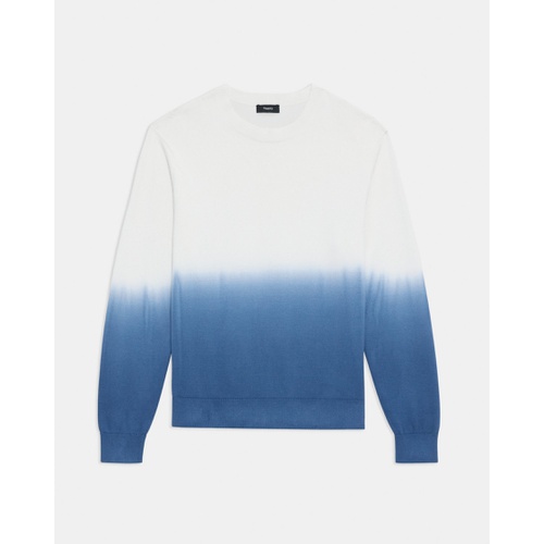 띠어리 Theory Mack Crewneck Sweater in Dip-Dyed Cotton