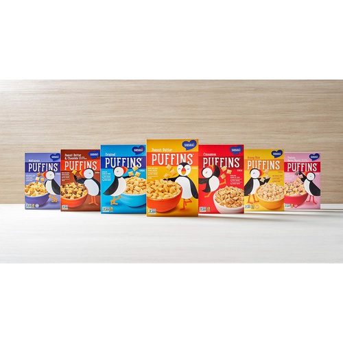  Three Sisters Barbaras Puffins Original Cereal, Non-GMO, Vegan, 10 Oz Box (Pack of 6)