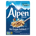 Three Sisters Alpen No Sugar Added Muesli, Swiss Style Muesli Cereal, Whole Grain, Non-GMO Project Verified, Heart Healthy, Kosher, Vegan, No Sugar Added, 14 Oz Box (Pack of 6)