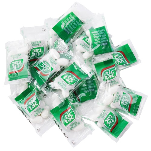  tic tac Freshmint Pillow Pack, 100 Count bag (Pack of 3) 300 individually wrapped packs of 4 mints each