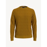 TOMMY HILFIGER Solid Cable Crewneck Sweater