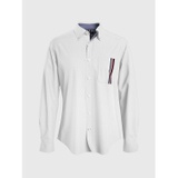 TOMMY HILFIGER Custom Fit Stripe-Sleeve Shirt