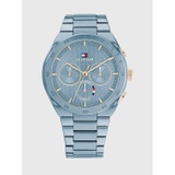 TOMMY HILFIGER Casual Watch with Blue Ion-Plated Bracelet