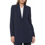 Womens Long Sleeve One Button Jacket