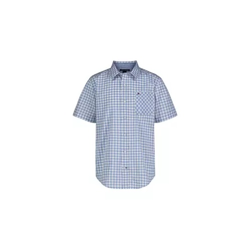 타미힐피거 Boys 4-7 Gingham Printed Woven Button Down Shirt