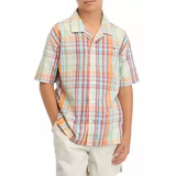 Boys 8-20 Short Sleeve Yarn Dyed Camp Shirt