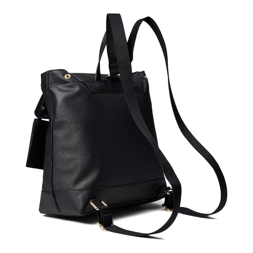 타미힐피거 Tommy Hilfiger Gretta II Flap Backpack with Hangoff Saffiano PVC