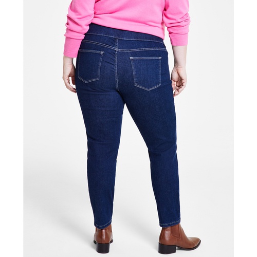 타미힐피거 Plus Size TH Flex Gramercy Pull-On Jeans