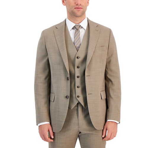 타미힐피거 Mens Modern-Fit Wool TH-Flex Stretch Suit Jacket