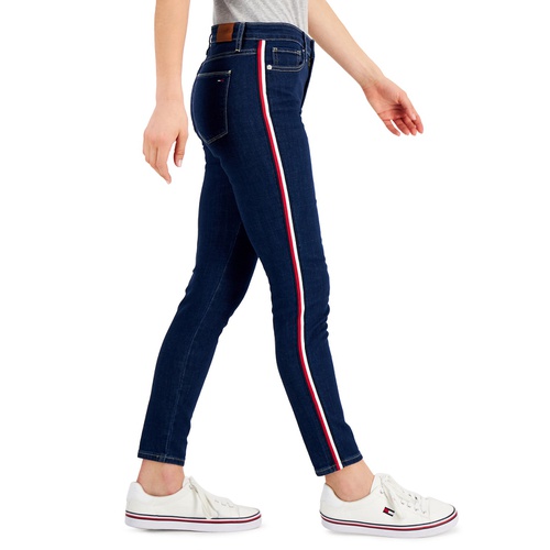 타미힐피거 Tribeca TH Flex Side-Stripe Skinny Jeans