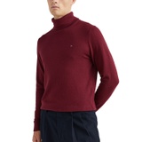 Mens Regular-Fit Pima Cotton Cashmere Blend Solid Turtleneck Sweater