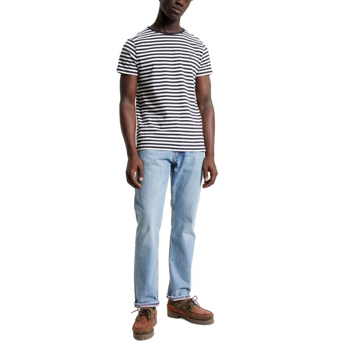 타미힐피거 Mens TH Flex Slim-Fit Striped T-Shirt