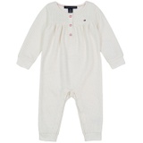Baby Girls Diamond Quilt Double-Knit Coverall One Piece