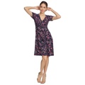 Womens Printed Fit & Flare Dress