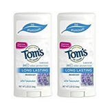 Toms Of Maine Long Lasting Deodorant Stick, Lavender, 2.25 Ounce (Pack of 2)