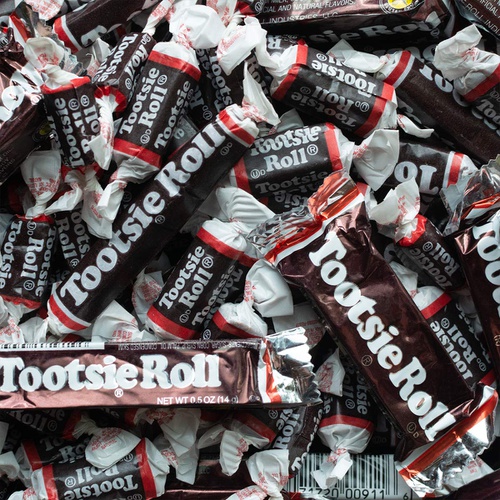  Tootsie Roll Tootsie Roll Mega Mix, 5 Different Shapes and Sizes of Classic Chocolatey Tootsie Rolls, 4 Pound