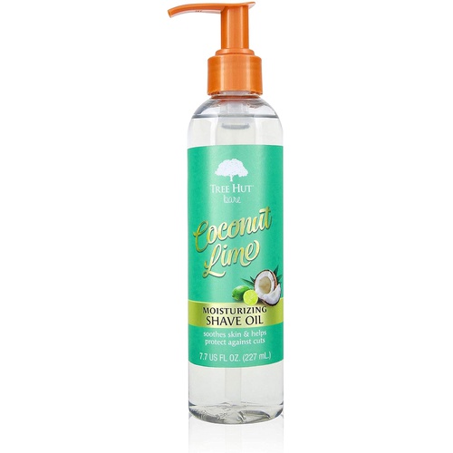  Tree Hut bare Moisturizing Shave Oil Coconut Lime, 7.7oz, Essentials for Soft, Smooth, Bare Skin
