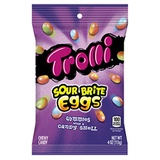Trolli Sour Brite Eggs Gummy Candy, 4 Ounce Bag, 12 pack