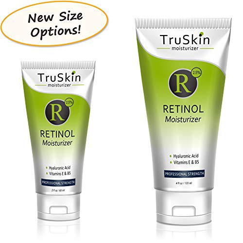  TruSkin Naturals TruSkin Retinol Cream Anti-Wrinkle Moisturizer for Face Care and Eye Area with Hyaluronic Acid, Green Tea, 4 fl oz