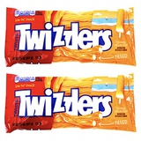 Twizzlers Creamsicle Dreamsicle Popsicle Orange Cream Pop Filled Twists ( 2 PACK )