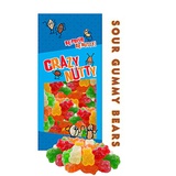 Two Nutty Brothers Sour Gummy Bears - 1 Pound - Juicy and Fruity Flavor