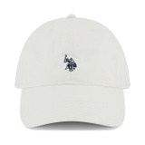 U.S. POLO ASSN. Mens Mens Washed Twill Cotton Adjustable Baseball Hat with Pony Logo and Curved Brim