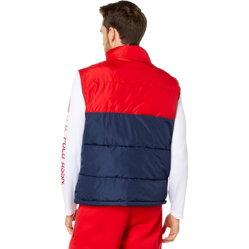  U.S. POLO ASSN. Color-Block Puffer Vest