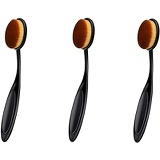 UgyDuky 3Pack Toothbrush Makeup Brushes Oval Makeup Brush Cosmetic Brushes for Powder Liquid Cream Cosmetics Tool