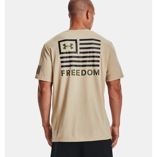 언더아머 Underarmour Mens UA Freedom Banner T-Shirt