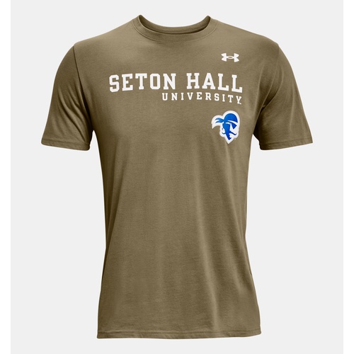 언더아머 Underarmour Mens UA Performance Cotton Collegiate T-Shirt