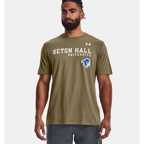 언더아머 Underarmour Mens UA Performance Cotton Collegiate T-Shirt