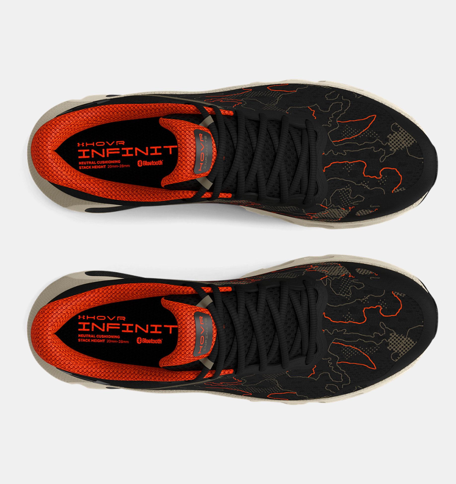 언더아머 Underarmour Unisex UA HOVR Infinite 3 Camo Running Shoes