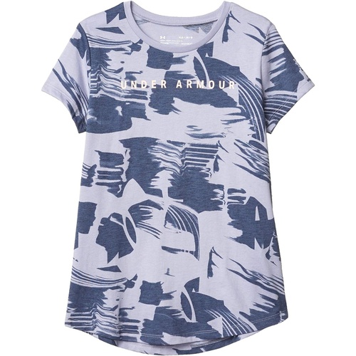 언더아머 Under Armour Kids Live Printed Blur Short Sleeve T-Shirt (Big Kids)