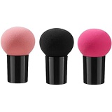VNDEFUL 3PCS Round Head Small Mushroom Head Powder Puff Sponge Beauty Makeup Eggs Do Not Eat Powder Dry And Wet Dual-Use Makeup Tools