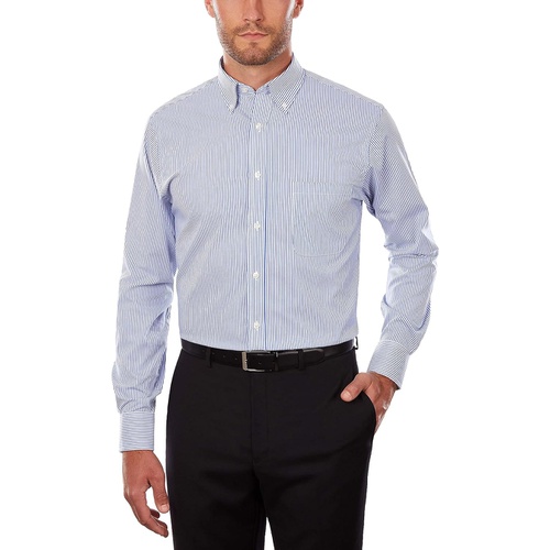  Van Heusen Mens Dress Shirt Regular Fit Pinpoint Stripe