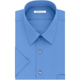 Van Heusen Mens Short Sleeve Dress Shirt Regular Fit Poplin Solid