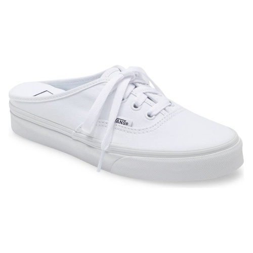 반스 Vans Authentic Mule Sneaker_TRUE WHITE/ TRUE WHITE