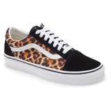 Vans Old Skool Leopard Sneaker_BLACK/ TRUE WHITE