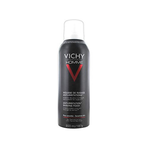  Vichy Homme Anti-Irritation Shaving Cream for Men, Suitable for Sensitive Skin