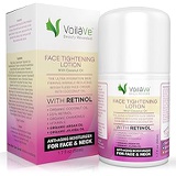 VoilaVe Face Lotion, Retinol Moisturizer for Face, Anti Aging Skin Firming Lotion, Vitamin E Oil, Night Moisturizer, Neck Firming Cream, Organic Honey & Lemon Peel Extracts, Airles