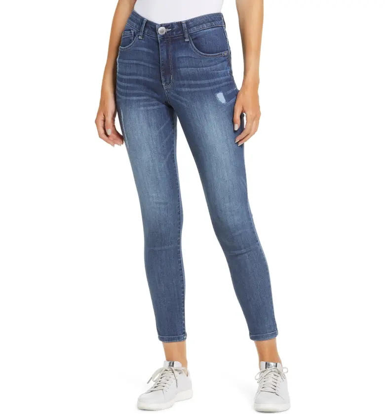 Wit & Wisdom Ab-Solution Luxe Touch High Waist Ankle Skinny Jeans_BLUE
