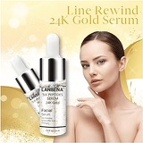 WORUIJIA Line Rewind 24K Gold Serum - 24K Gold Collagen Ampoule Lifting Serum for Tightens, Softens & Lifts Skin, Face Skin Gold Essence Serum, Skin Lift Firming Care, Eliminate Fine Lines