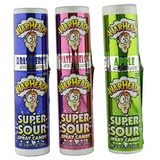 Warheads Super Sour Candy Spray Bottles, Sampler, Bundle, (.68 Oz. Bottles), Blue Raspberry, Apple and Watermelon