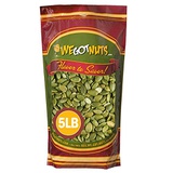 We Got Nuts Pumpkin Seeds Healthy Snacks 5Lbs (80oz) Bag | Raw Pepitas No Preservatives Added, Non-GMO, NO PPO, 100% Natural With No Shell | For Baking, Salad Toppings, Cereal, Roa