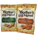 Werthers Original Harvest Caramel Pack: Caramel Apple & Pumpkin Spice Soft Caramels