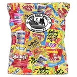 West End Foods [3 POUND] Halloween Candy (48oz) Bag of Nerds, Skittles, Sour Patch Kids, Starburst, Swedish Fish, Twizzlers, and Haribo Bears
